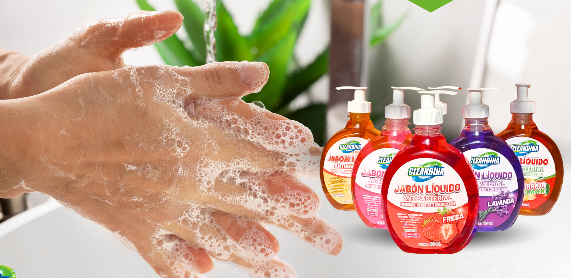Jabón Líquido Antibacterial